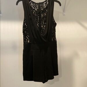No Boundaries Black Lace Jumpsuit